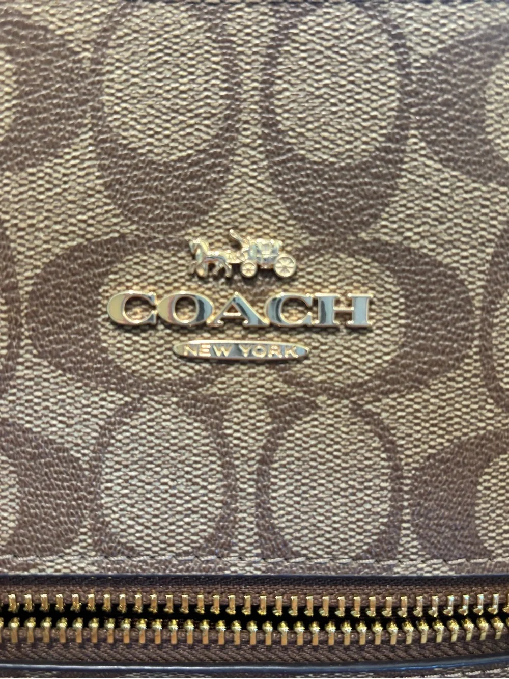 Coach Gallery Tote & Matching Wallet | Brown & Beige Signature Canvas